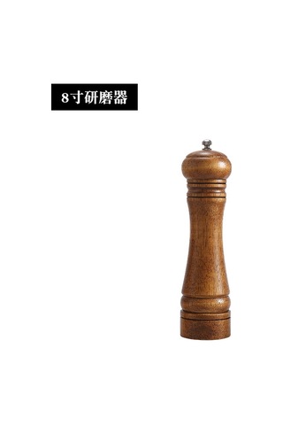 Teltree Ahşap Biber Değiştirici - Ahududu Ağacı, 5/8/10 İnç, Manuel Tane Değiştirme, Tuz/biber Uyumlu, 8 İnç Pp Poşet