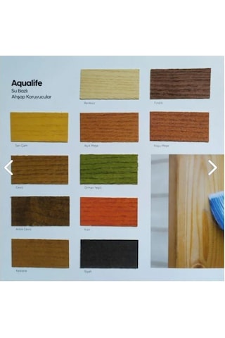 Tek Aqualıfe Su Bazlı Ahşap Koruyucu Antik Ceviz 2,5 Lt