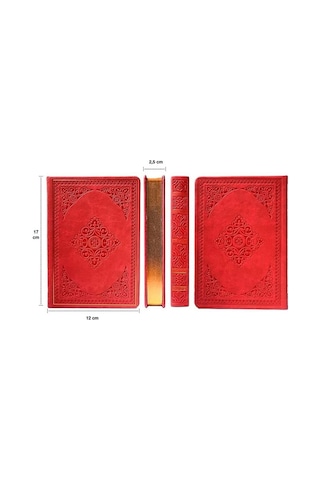 Victoria's Journals Vintage 5x7 Cm. Mat Kırmızı Defter 1187
