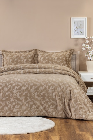 Elart Stella Comfort Uyku Seti Yatak Örtüsü Çift Kişilik 3 Parça 220x240 Cm Bej Bej