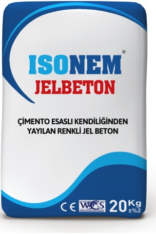 Jel Beton Kendiliğinden Yayılan Çimento Esaslı Zemin Kaplama 20 Kg - Gri