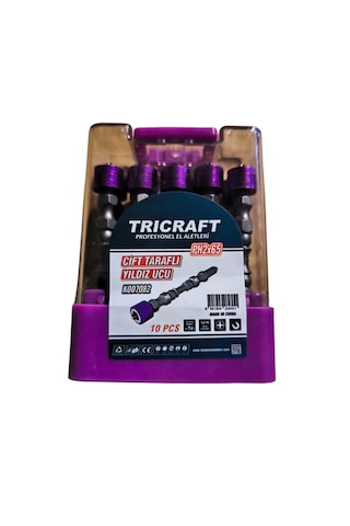 Trıcraft Mıknatıs Uçlu Bits Uç Çift Yönlü 10 Adet Ph2x65mm