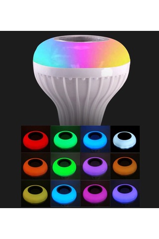 Akıllı Rgb Bluetooth Hoparlör Led Ampul