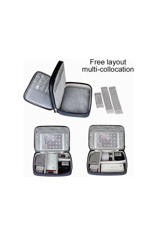 Sones Sm02 Küçük Naylon Su Geçirmez Kutu Tipi Çok İşlevli Saklama Çantası İpad İçin, Boyut: 23 X 17 X 8 Cm