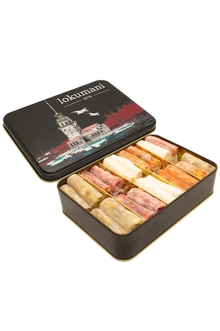 Lokumani Karışık Antep Fıstıklı Parmak Lokum 820 G