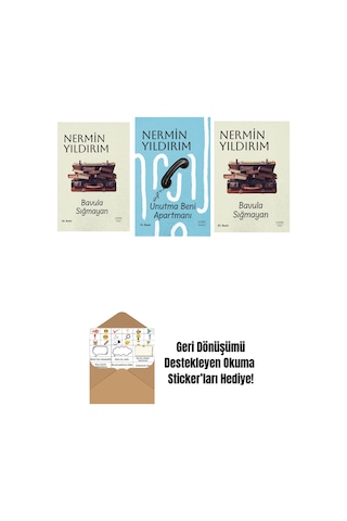 Bavula Sığmayan Ciltli + Unutma Beni Apartmanı Ciltli + Bavula Sığmayan + Okuma Sticker'ları
