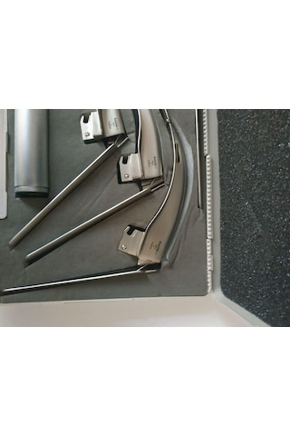 Archer Fiber Optik Laringaskop Seti Flexi Zor Entübasyon 4 Blade