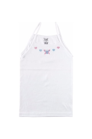 Tutku Kız Çocuk Ip Askılı Işlemeli Atlet 0165 - 12 Adet