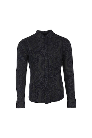 Arma Erkek Şal Desenli Gömlek K8gko1050 İndigo