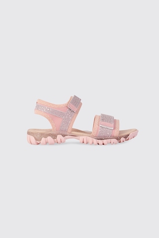 Panço Kız Çocuk Pembe Sandalet 2612gk10016