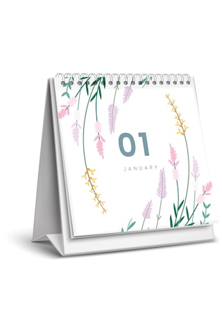 2026 Flover Masa Takvimi Yenii-16x15 Cm