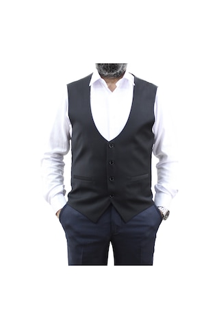Mentor Regalo Büyük Beden Yelek Siyah 50173