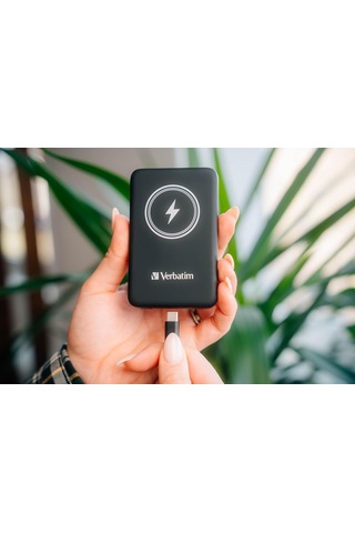 Verbatim Manyetik Power Bank 10000 Mah, Kablosuz Şarj Cihazı 15 W Diğer