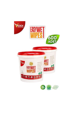 Vebox Easy Wet Wipes Kova Islak Mendil - Yüzey Temizleme Havlusu