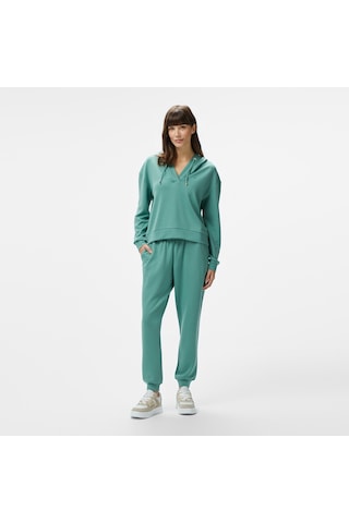 Nautica Kadın Yeşil Regular Fit Kapüşonlu Sweatshirt 026 55k604t Yeşil