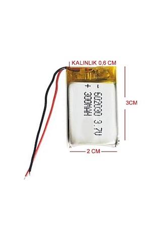 Rpkt 3.7v Lityum Polimer Pil Batarya 300mah Rpkt 3.7v Lityum Polimer Pil Batarya 300mah