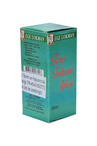 Ege Lokman Tere Tohumu Yağı 20 ML
