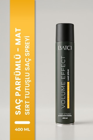 Batçı Hair Atelier olume Effect Matte Firm Hold Saç Spreyi 400 ML