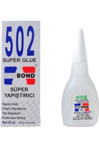 Evobond 502 Super Glue Süper Yapıştırıcı 20gr