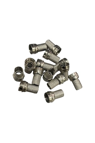 20mm F Konnektör Uydu Anten Kablosu Konnektörleri 100 Adet