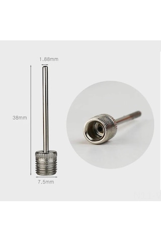 Vkemall 20 Adet Paslanmaz Çelik Spor Topu Şişirici İğnesi Futbol Basketbol Volleyball Hava Pompası İğnesi Sağlam Ve Kolay Kullanım