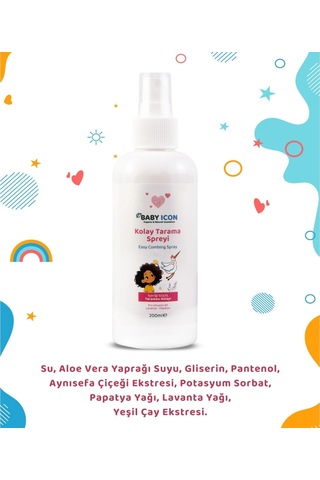 Baby Icon Kolay Tarama Spreyi  200 ML