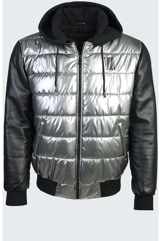 Valmenti Erkek Icon Deri & Tekstil Deri Mont 993 P-201 Erk Mont Sk23/24 Gri