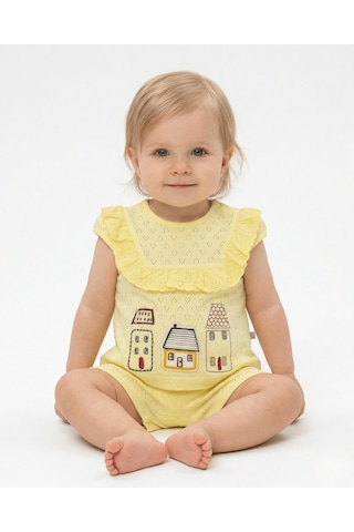 S-Mall Bibaby Summer Days Bebek Takımı - 2 Li - Sarı (491003296) Sarı