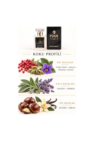 Your Prose E-210 50 Ml Eau De Parfum Baharatlı Vanilya Ve Kestane Notalı - Yp8690352210 Baharat - Odunsu