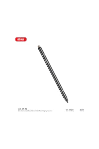 Xo St-010 3 İn 1 Universal Dokunmatik Ekran Kalemi - Pil Gerektirmeyen Tablet Ve Telefon Kalemi Kalem