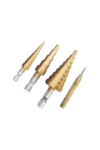 Hallow Hss Titanyum Adım Matkap Ucu Seti 4 Adet