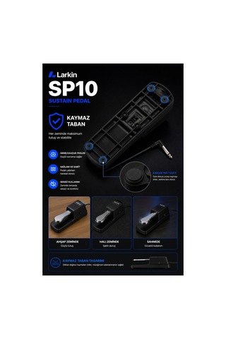 Larkin Sp01 Sustain Pedal Switchli - Piyano Pedalı