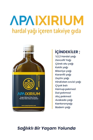 Apayrı Yaşam Apaixirium Doğal Bitkisel Özler İçeren Takviye Edici Gıda 200 ML