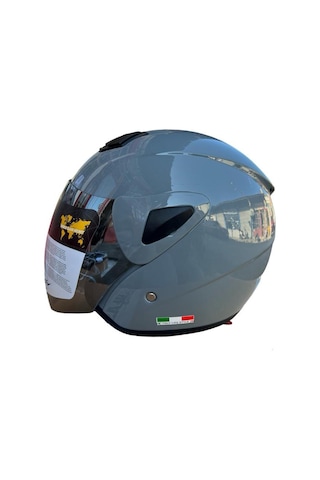 Sway SW 700 Yarım Motosiklet Kask Nardo Gri