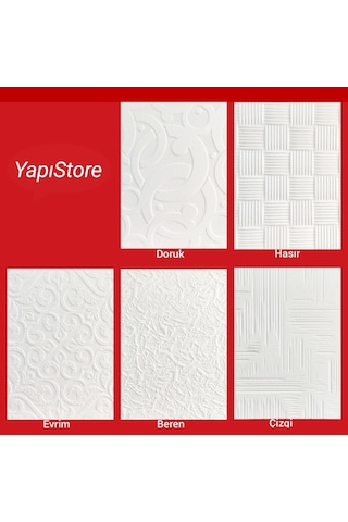 Tavan & Duvar Kaplama 1.Kalite 10.M2 6.Farklı Model Seçeneği