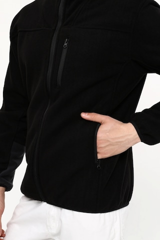 Uniprom Polar Mont Çift Katlı Kalın Kumaş 5 Cepli Siyah - Füme Siyah