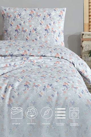 Elart Floret Pike Çift Kişilik 200x220 Cm Yeşil Yeşil