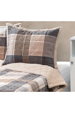 Merinos Allday Çift Kişilik Yatak Örtüsü Seti Stephanie Bej - Krem
