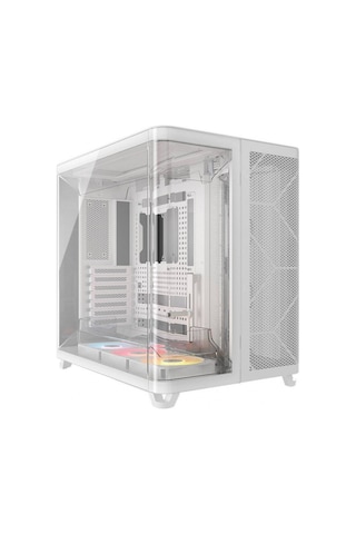 Aır 5400 Rs-r Beyaz 3x120mm Argb Fan Mesh Temperli Cam Triple Chamber Mid Tower E-atx Kasa