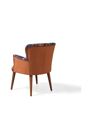 Bienvelle Turuncu Çay Seti 2 Tekli Koltuk+Sehpa (Salon, Balkon, C