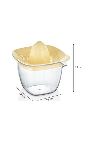 Hazneli Limon Portakal Narenciye Sıkacağı 500 Ml Şeffaf - Sarı