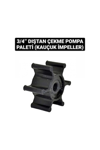 Mazot Ve Sıvı Aktarım Dıştan Çekme Pompa Paleti-pompa İmpeller - Dıştan Çekme 3/4 İnc Pompa
