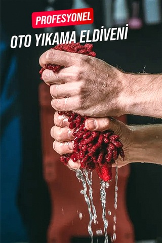 Profesyonel İz Ve Tüy Bırakmaz Mikrofiber Araba Yıkama Ve Detay Temizlik Eldiveni