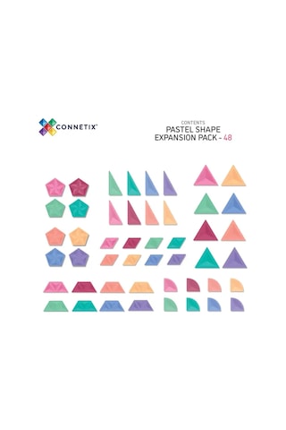 Connetix Pastel Shape Expansion Set - 48 Parça Con-eu-p48se