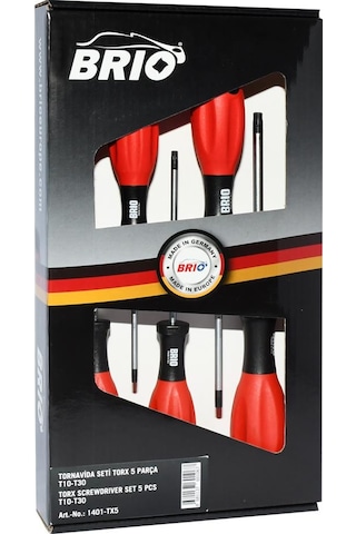 Brio Tornavida Seti Torx 5 Parça T10T30