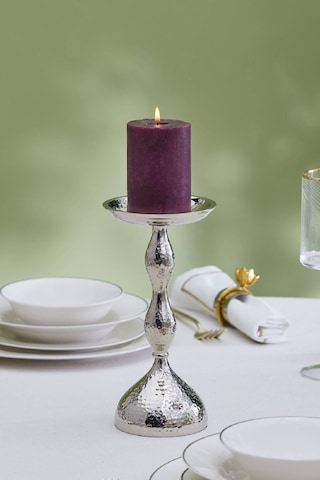 Karaca Home Arlen Silver Mumluk 22,7x11,5 cm