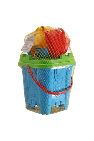 Xl Büyük Boy Plaj Deniz Kova Kale Oyun Seti 6 Parça Lüx Kova Seti