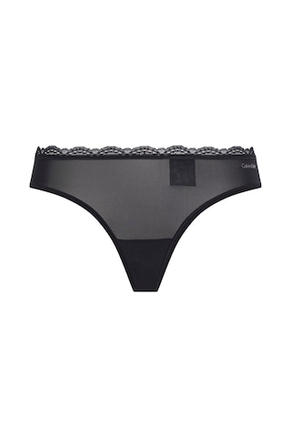Calvin Klein Thong Siyah Kadın Alt Çamaşır-9217 Black