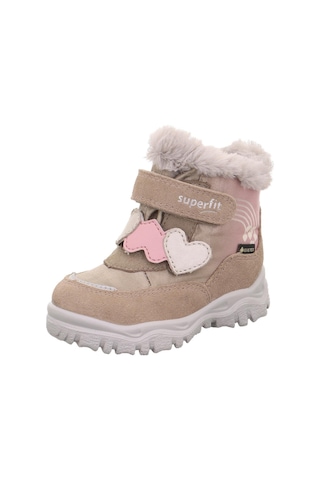 Nubebe Superfit Husky+ Goretex Kız Bebek Kar Botu Bej Bej