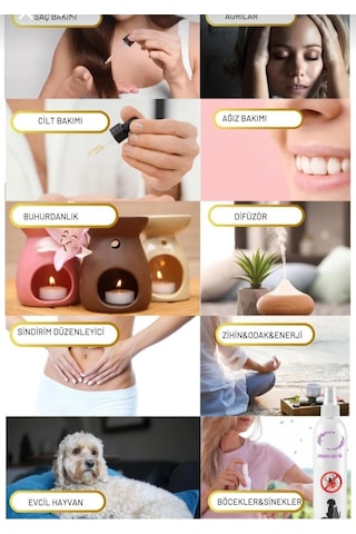 Lavendrose Nane Uçucu Yağı %100 Saf Difüzör Için Aromaterapi Yağı